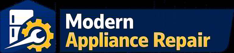 Modern Appliance Repair Logo